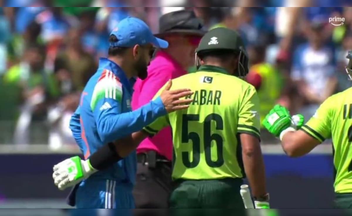 "Picture Of The Day": Heartwarming Moment Between Virat Kohli, Babar Azam Goes Viral