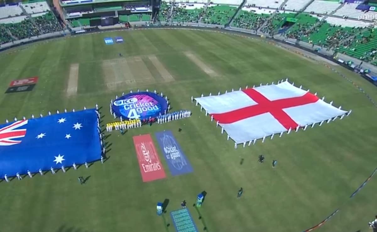 Indian National Anthem Played In Lahore Ahead Of Australia vs England CT 2025 Game; PCB Gets Ridiculed. Watch