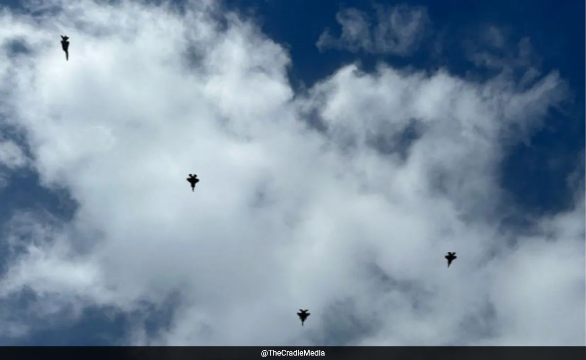 Israeli Fighter Jets Fly Over Funeral Gathering Of Hezbollah Chief