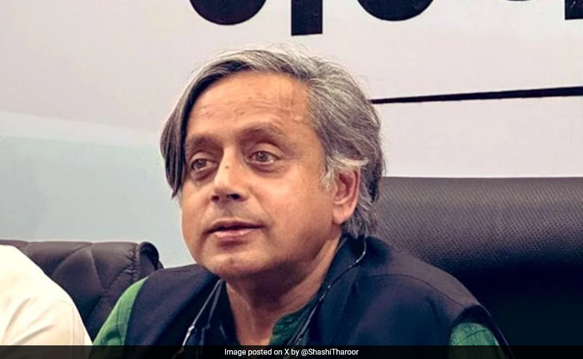 Shashi Tharoor's Message To Congress