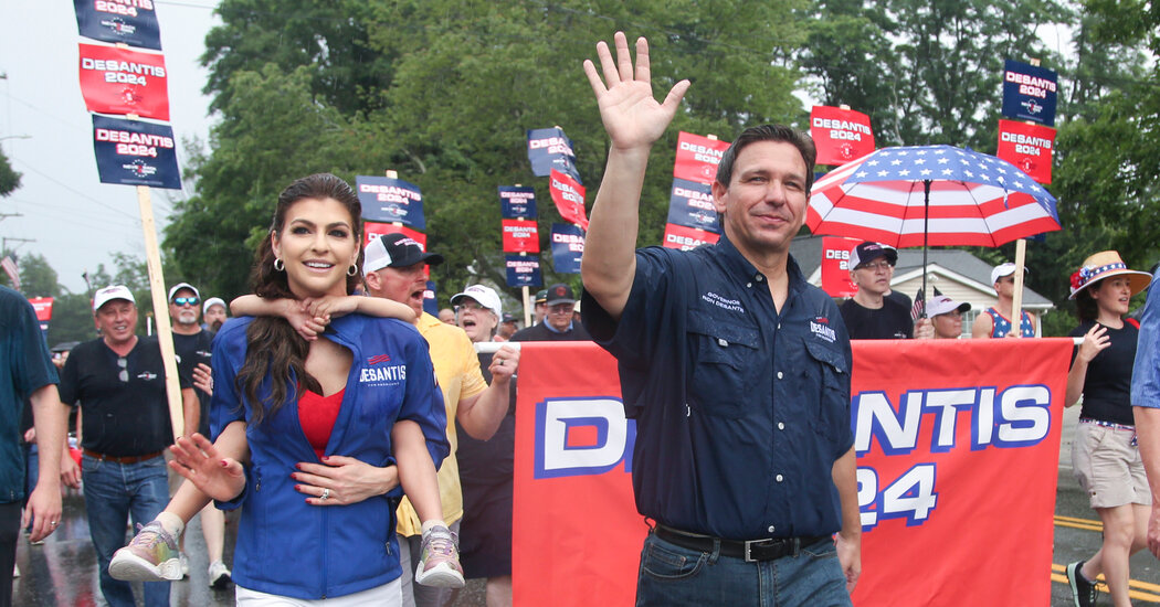 DeSantis Hails His Wife as a Possible Successor Sparking Tensions