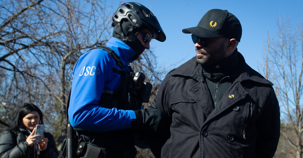 Enrique Tarrio Former Proud Boys Chief Detained on Assault Charges