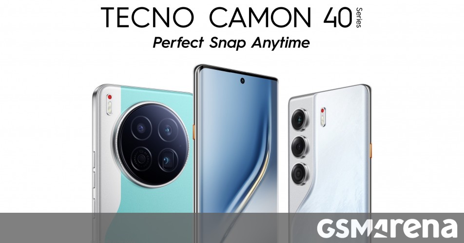 Tecno Camon 40 series featuring a specialized camera button to