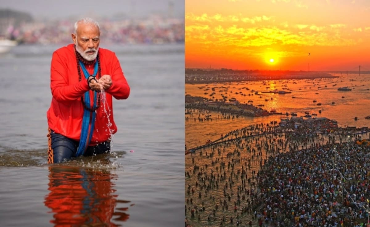 PM Modi As Maha Kumbh Draws 66 Crore People