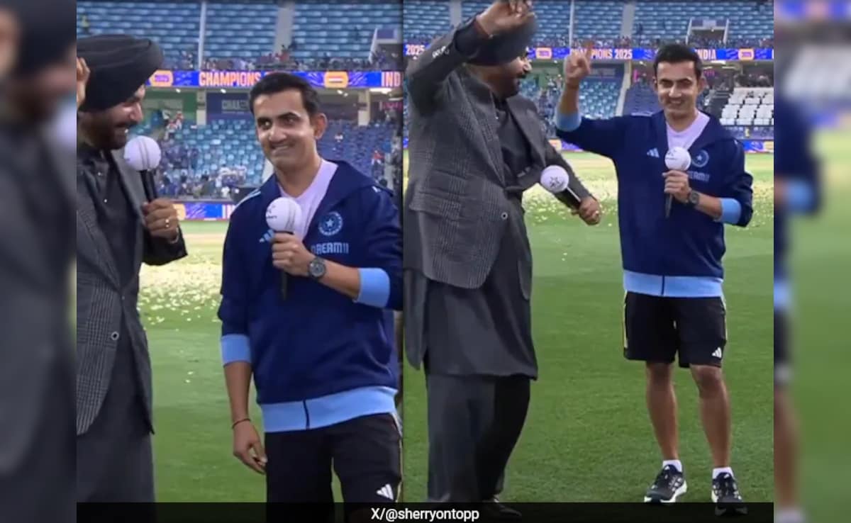 Gautam Gambhir Recites Navjot Singh Sidhu's 'Shayari' In Front Of Him, Result Is Epic. Watch