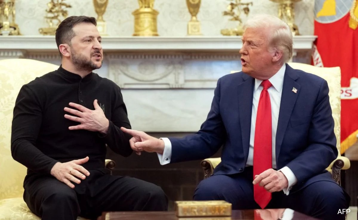 Zelensky's Olive Branch To Trump Hours After Being Shouted At