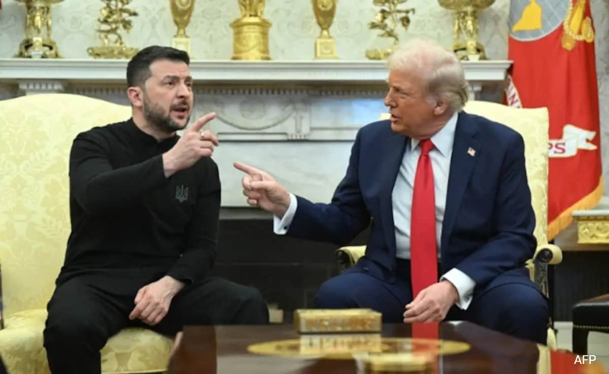 Moment When Trump-Zelensky Meet Saw Dramatic Flareup