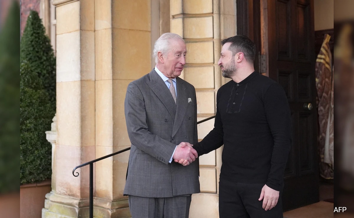 Ukrainian President Zelensky Meets UK's King Charles III