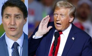 Trump Accuses Trudeau Of Using Tariffs Dispute To "Stay In Power"