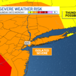 Approaching Rain and Wind Storm Expected from Sunday Night to