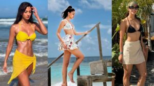 Disha Patani and Triptii Dimri Exploring Their Sizzling Swimwear Styles