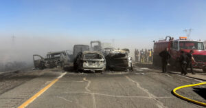 Dust Storm Triggers Fiery Crash in Arizona Resulting in 4