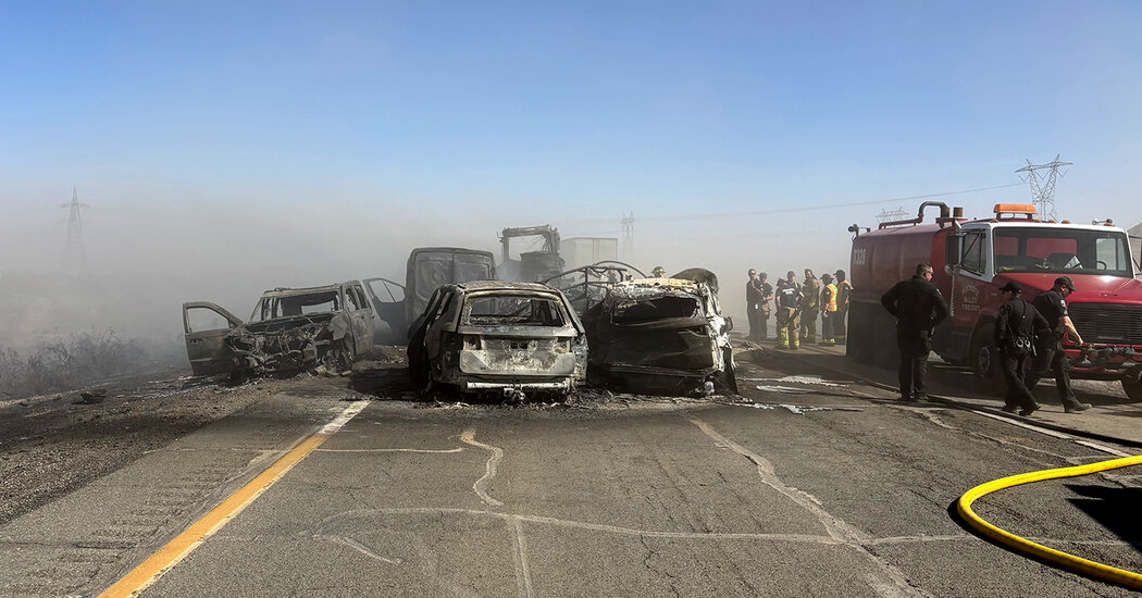 Dust Storm Triggers Fiery Crash in Arizona Resulting in 4