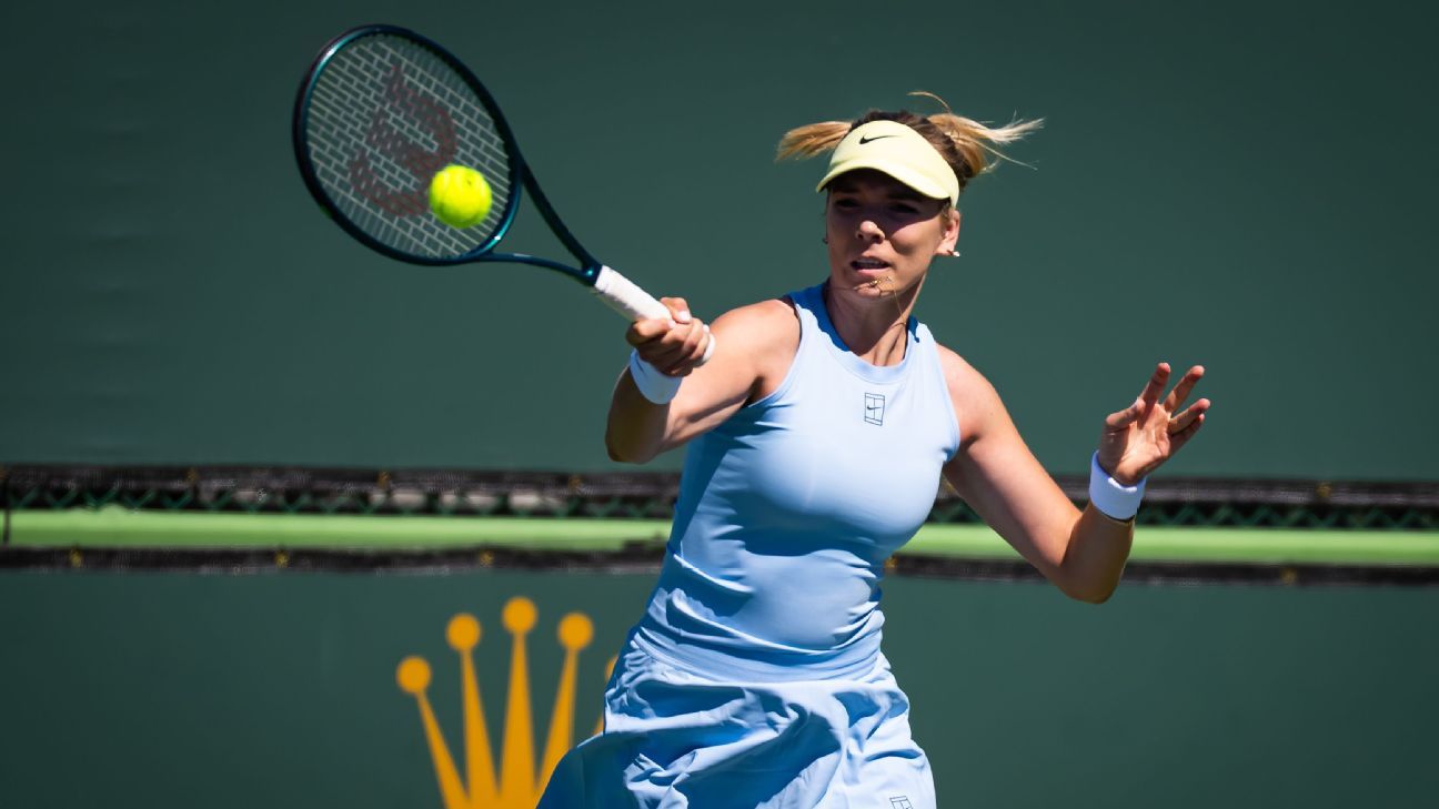 Indian Wells Katie Boulter narrowly defeated by Elena Rybakina in