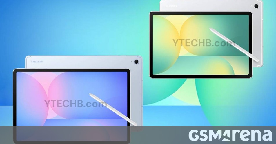 New Renderings of Samsung Galaxy Tab S10 FE and Tab