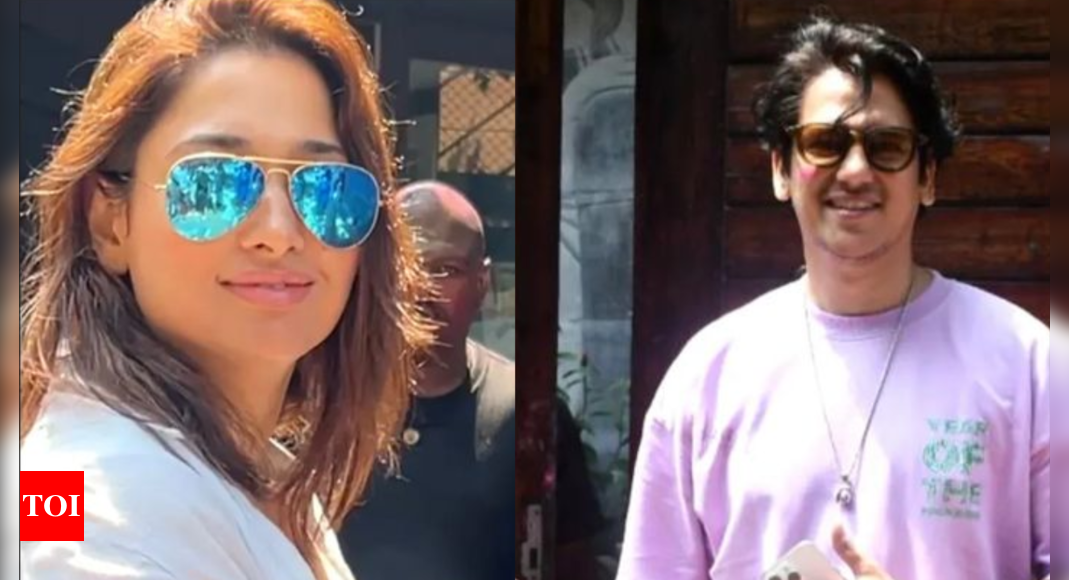 Tamannaah Bhatia and Vijay Varma spotted at Raveena Tandons Holi