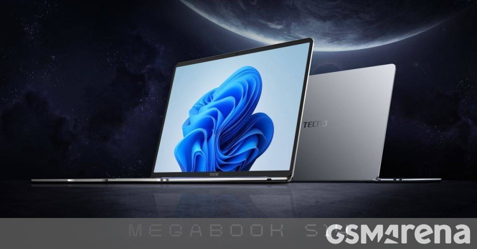 The lightweight Tecno Megabook S14 features a Snapdragon X Elite