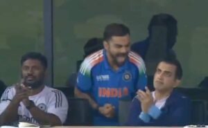 Virat Kohli Can't Keep Calm As Hardik Pandya's Late Cameo Guides India To Champions Trophy 2025 Final - Watch