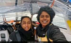 On International Women's Day, Indian Navy Salutes 2 Women Officers Circumnavigating Globe