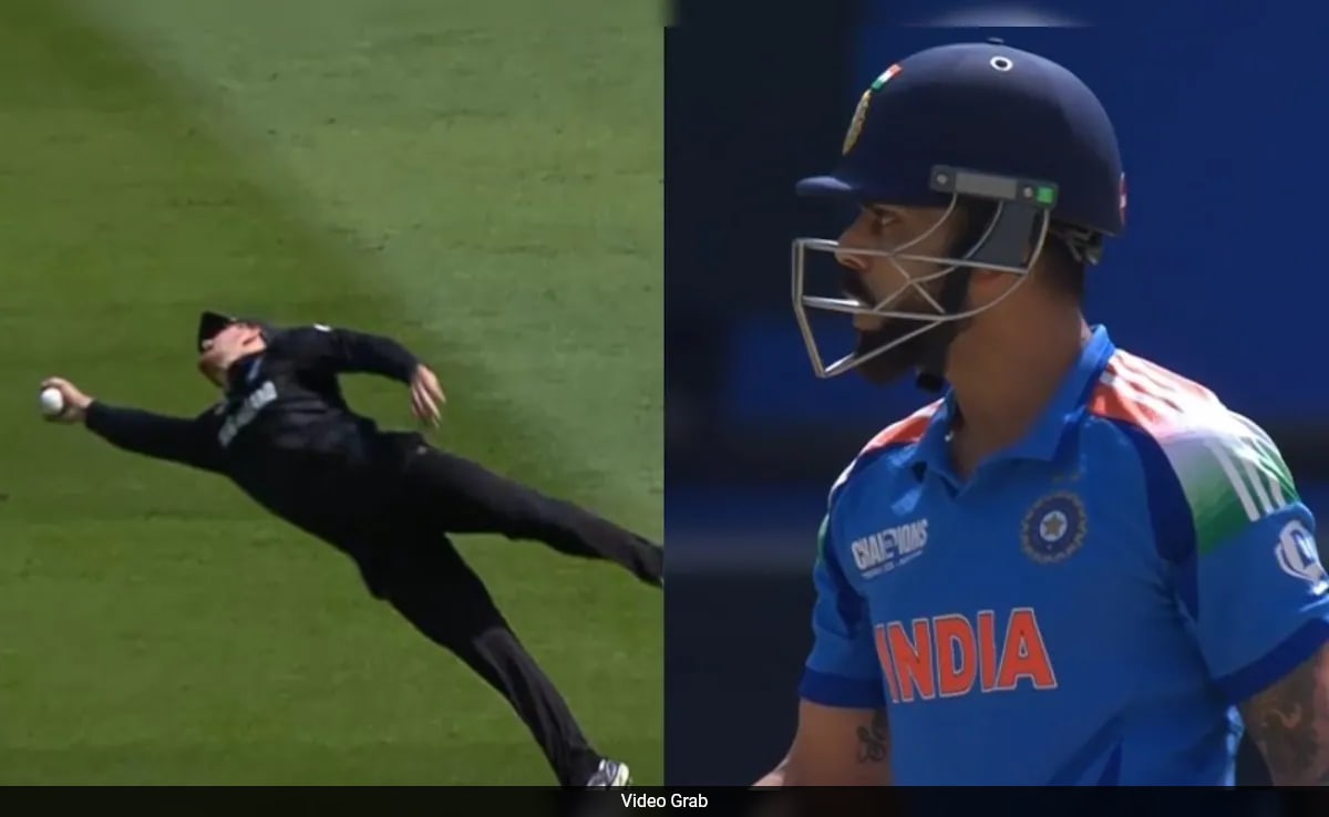 Virat Kohli's Stunned Reaction As Glenn Phillips Takes Absolute Screamer. Watch