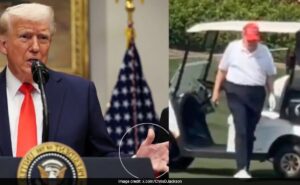 Viral Video Of Trump's "Wobble" Sparks Buzz After Mysterious Marks On Hand