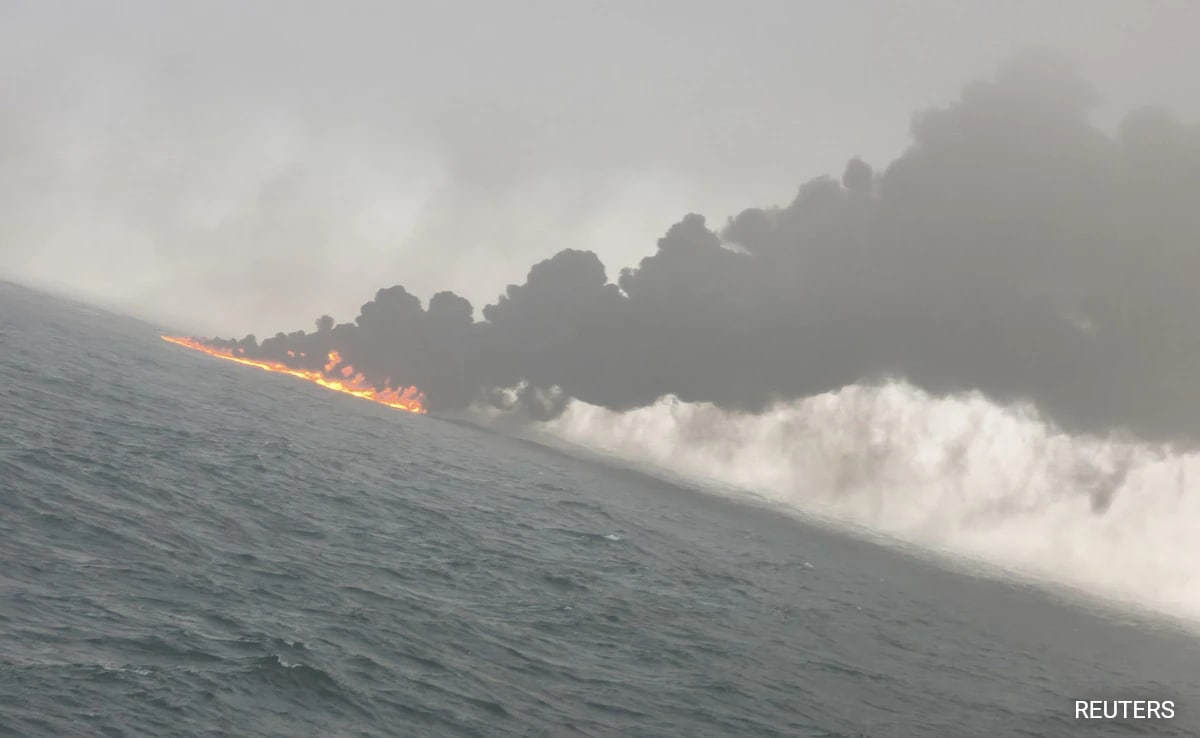 One Missing After Cargo Ship, Tanker Collide In North Sea