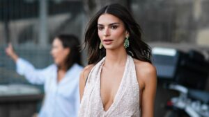 Emily Ratajkowskis translucent lace dress is a fashion fantasy