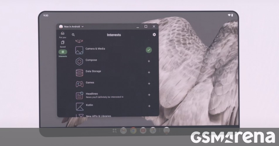 Google showcases the desktop feature of Android 16