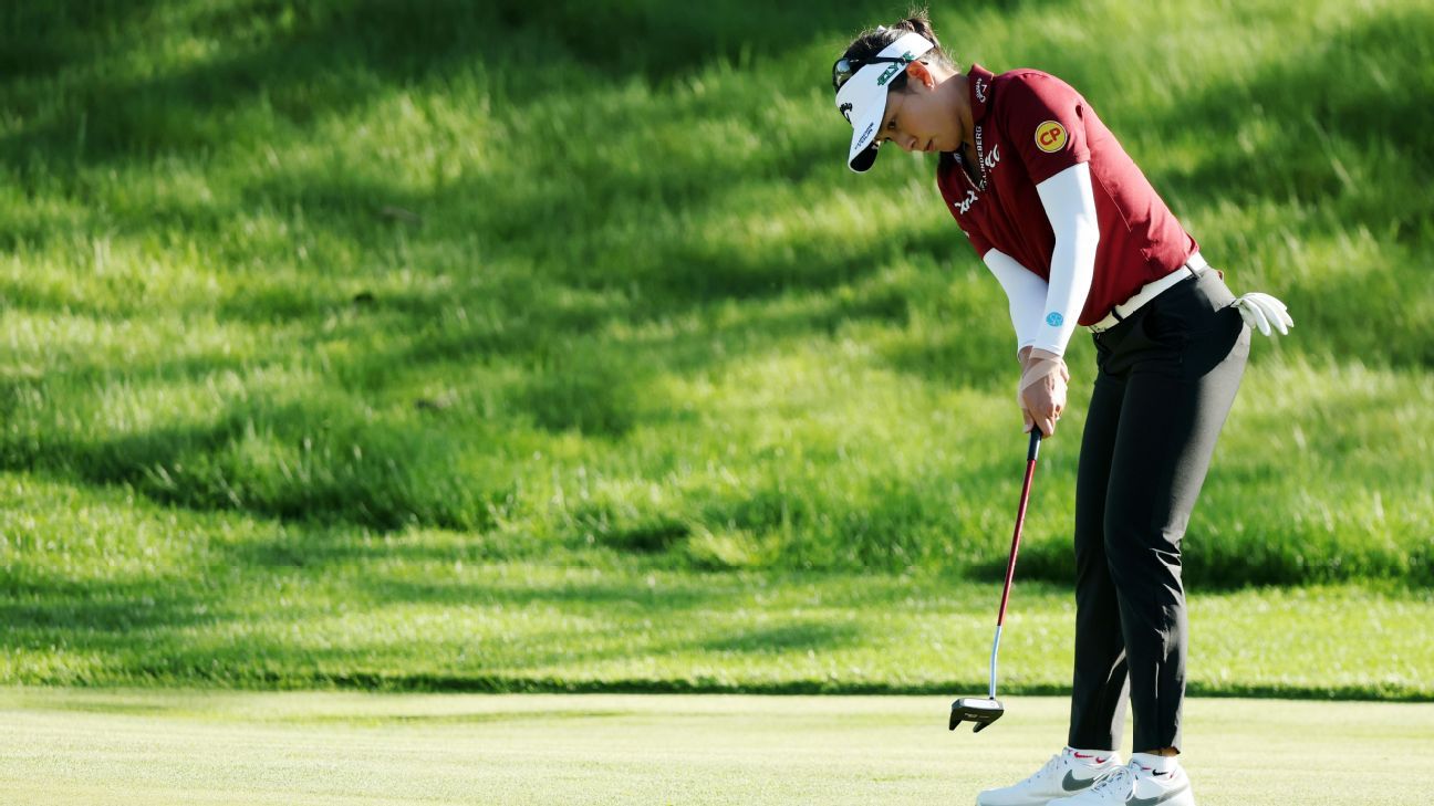 Jeeno Thitikul reclaims lead in America Nelly Korda trails by