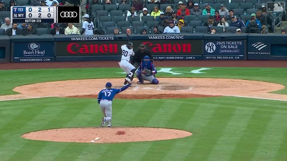 Jorbit Vivas Hits His First Career Home Run