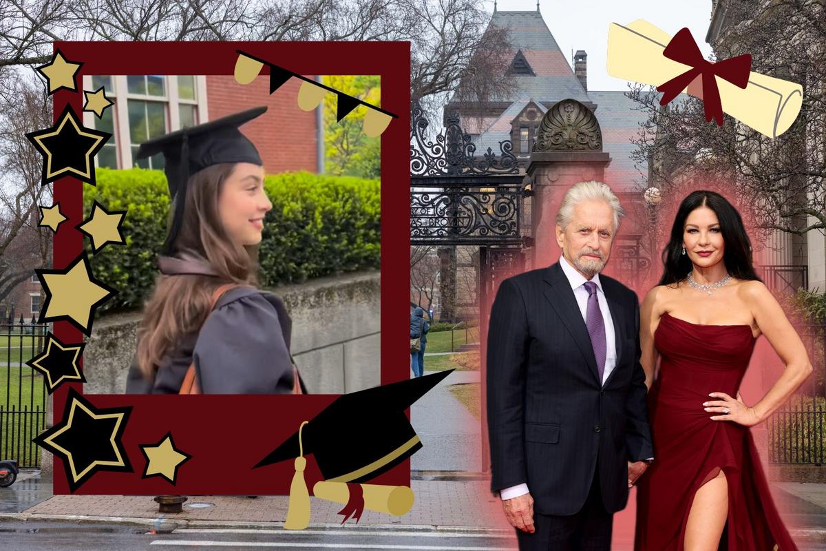 Joyful Celebrity Parents Spotted at Their Daughters Rhode Island Graduation