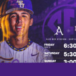 LSU vs Arkansas Match on Friday Evening Scheduled for 955