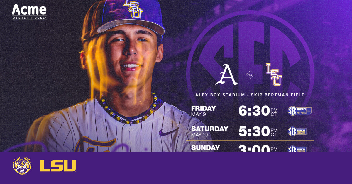 LSU vs Arkansas Match on Friday Evening Scheduled for 955