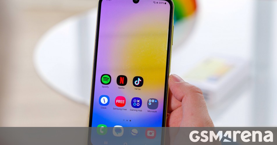 Samsung Galaxy A25 and Galaxy Tab S6 Lite 2024 Receive