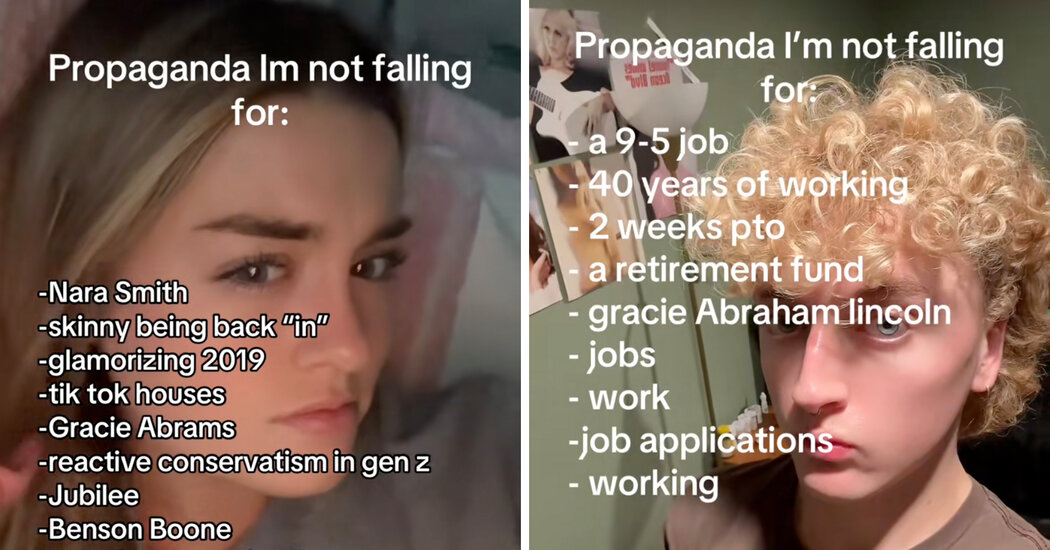 Viral Propaganda Lists Trend on TikTok